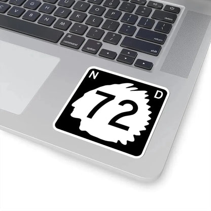 North Dakota 72 (North Dakota) (Road Sign) STICKER Vinyl Kiss-Cut Decal - The Sticker Space