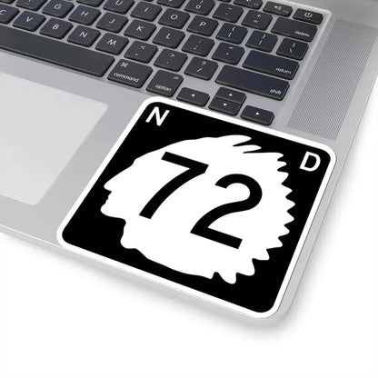 North Dakota 72 (North Dakota) (Road Sign) STICKER Vinyl Kiss-Cut Decal - The Sticker Space