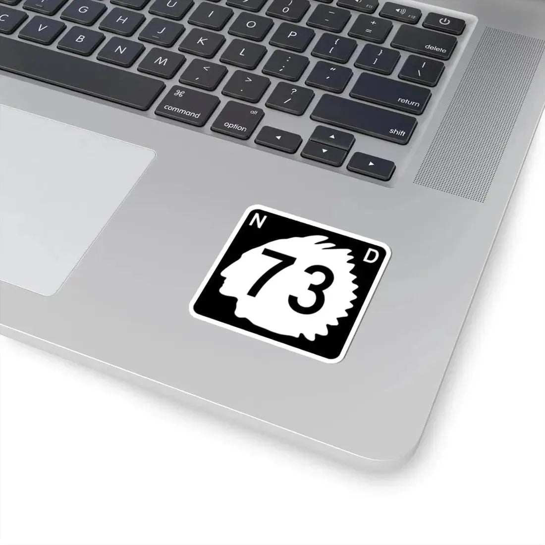North Dakota 73 (North Dakota) (Road Sign) STICKER Vinyl Kiss-Cut Decal - The Sticker Space