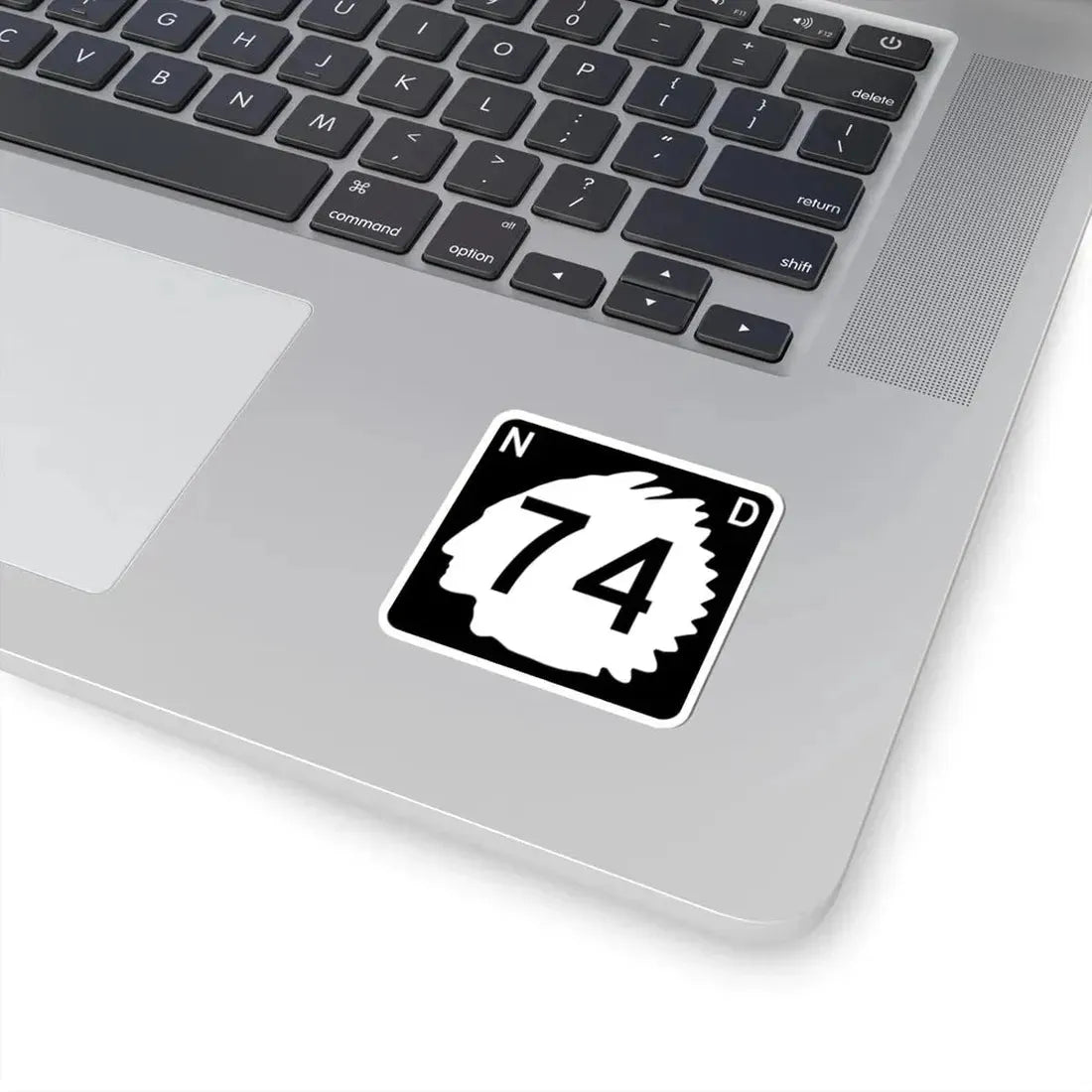 North Dakota 74 (North Dakota) (Road Sign) STICKER Vinyl Kiss-Cut Decal - The Sticker Space