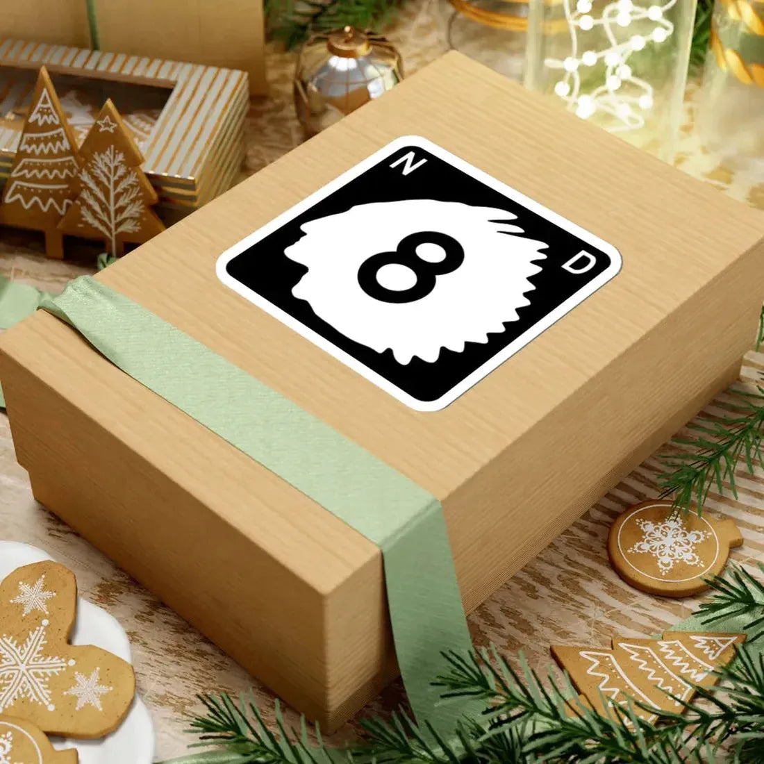 North Dakota 8 (North Dakota) (Road Sign) STICKER Vinyl Kiss-Cut Decal - The Sticker Space