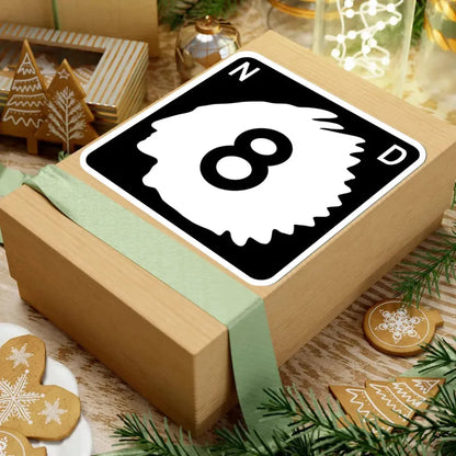 North Dakota 8 (North Dakota) (Road Sign) STICKER Vinyl Kiss-Cut Decal - The Sticker Space