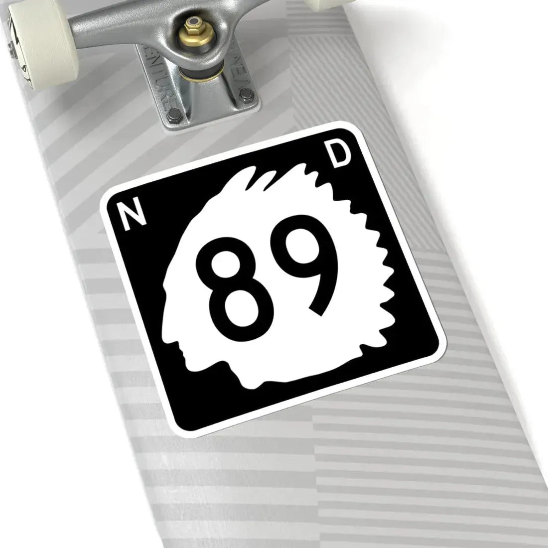 North Dakota 89 (North Dakota) (Road Sign) STICKER Vinyl Kiss-Cut Decal - The Sticker Space