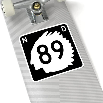 North Dakota 89 (North Dakota) (Road Sign) STICKER Vinyl Kiss-Cut Decal - The Sticker Space
