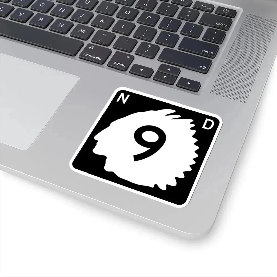 North Dakota 9 (North Dakota) (Road Sign) STICKER Vinyl Kiss-Cut Decal - The Sticker Space