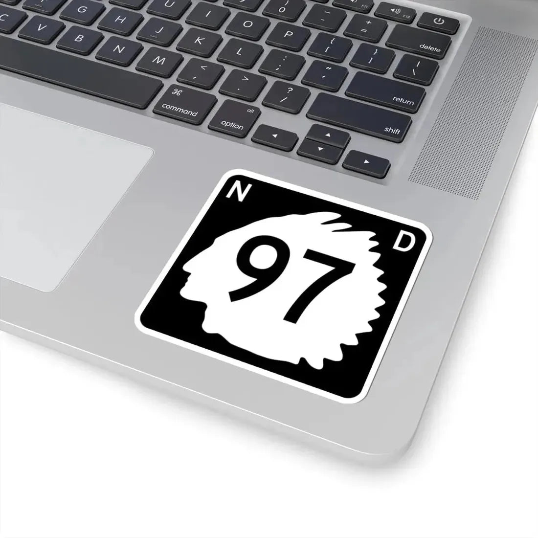North Dakota 97 (North Dakota) (Road Sign) STICKER Vinyl Kiss-Cut Decal - The Sticker Space