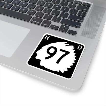 North Dakota 97 (North Dakota) (Road Sign) STICKER Vinyl Kiss-Cut Decal - The Sticker Space