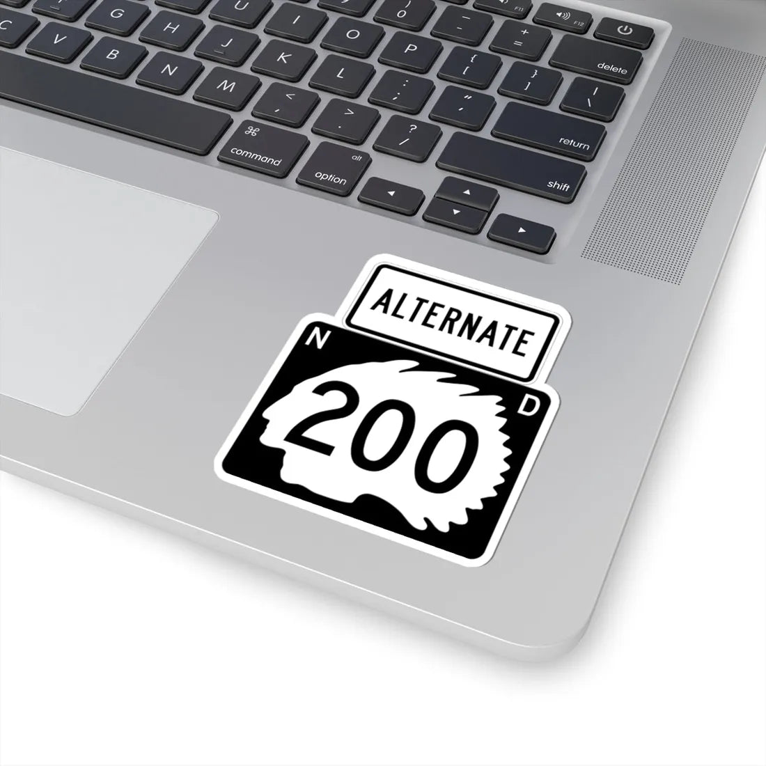 North Dakota Alt 200 (North Dakota) (Road Sign) STICKER Vinyl Kiss-Cut Decal - The Sticker Space