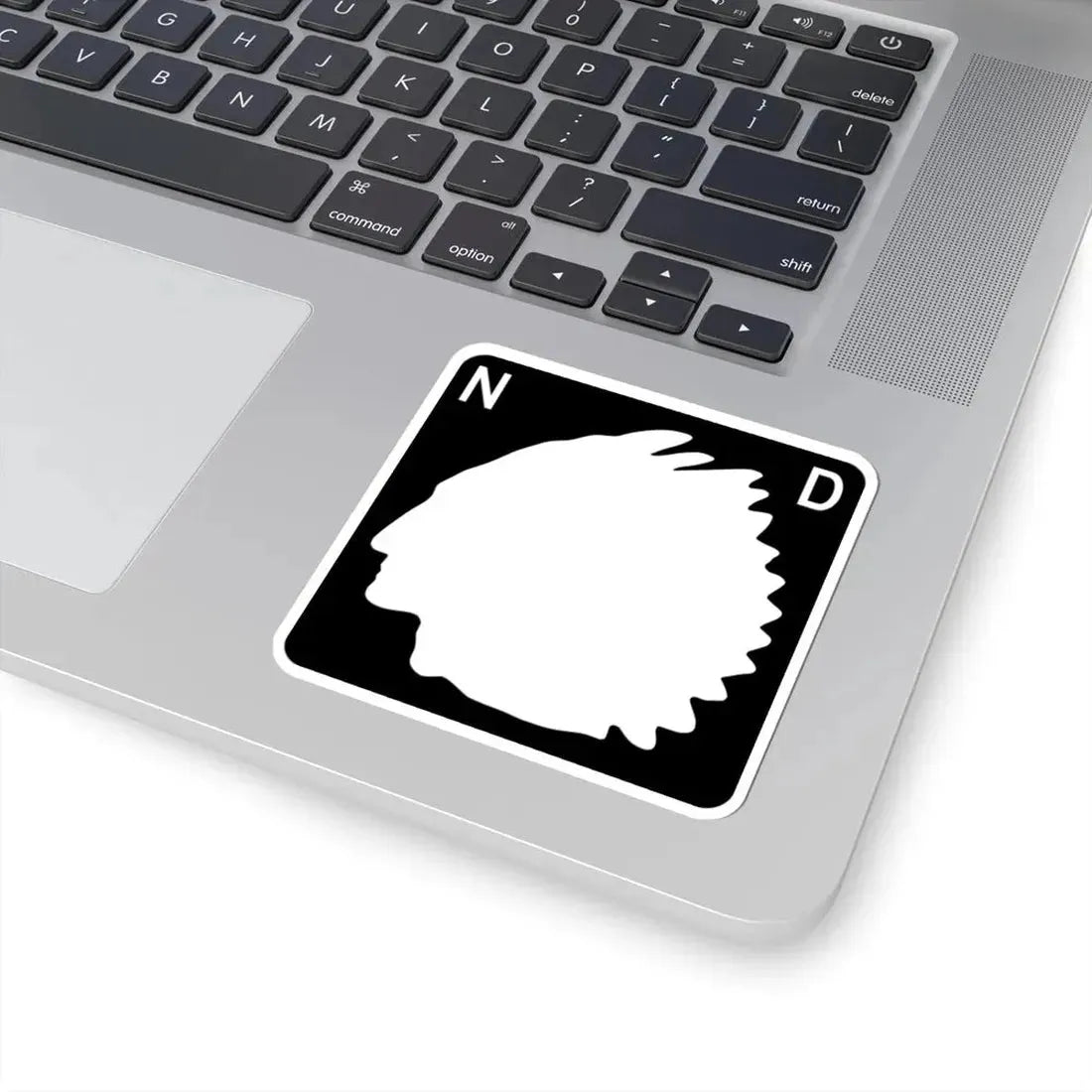 North Dakota blank (North Dakota) (Road Sign) STICKER Vinyl Kiss-Cut Decal - The Sticker Space
