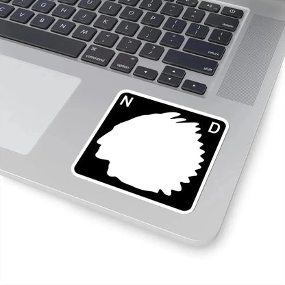 North Dakota blank (North Dakota) (Road Sign) STICKER Vinyl Kiss-Cut Decal - The Sticker Space