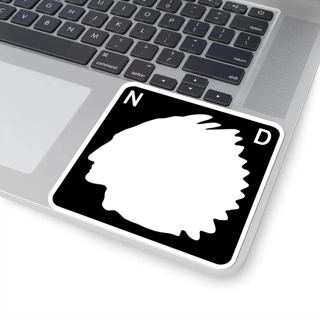 North Dakota blank (North Dakota) (Road Sign) STICKER Vinyl Kiss-Cut Decal - The Sticker Space