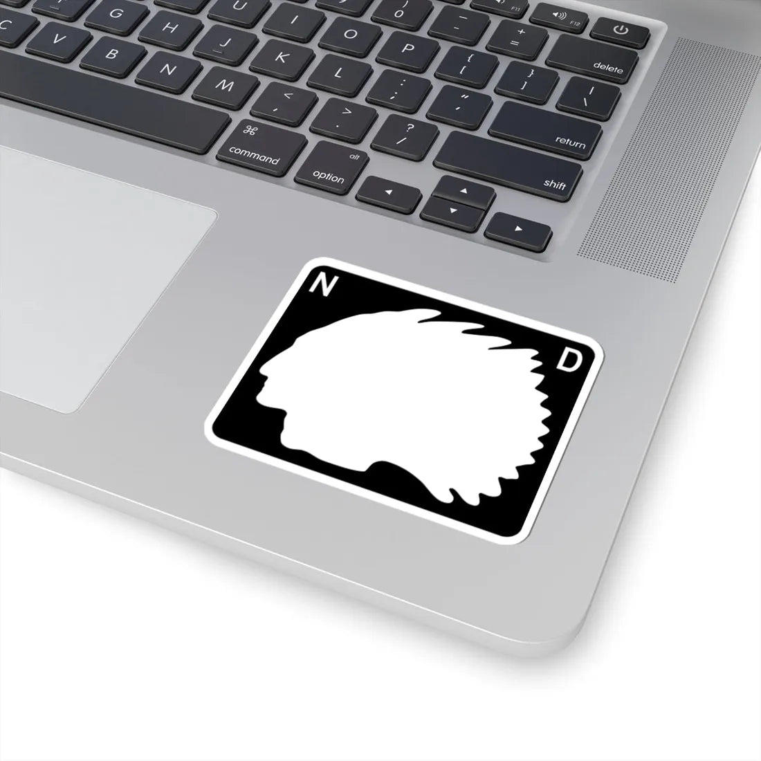 North Dakota wide blank (North Dakota) (Road Sign) STICKER Vinyl Kiss-Cut Decal - The Sticker Space