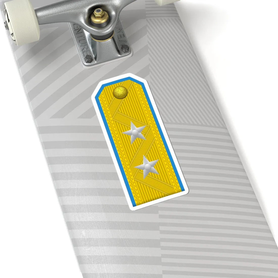North Korea AirForce OF 7 (Korea) (Military Rank) STICKER Vinyl Kiss-Cut Decal - The Sticker Space