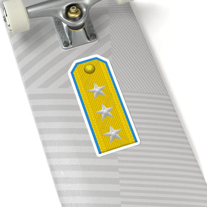 North Korea AirForce OF 8 (Korea) (Military Rank) STICKER Vinyl Kiss-Cut Decal - The Sticker Space