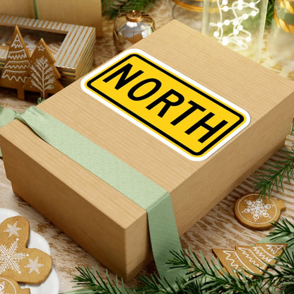 North plate small Wyoming (Wyoming) (Road Sign) STICKER Vinyl Kiss-Cut Decal - The Sticker Space