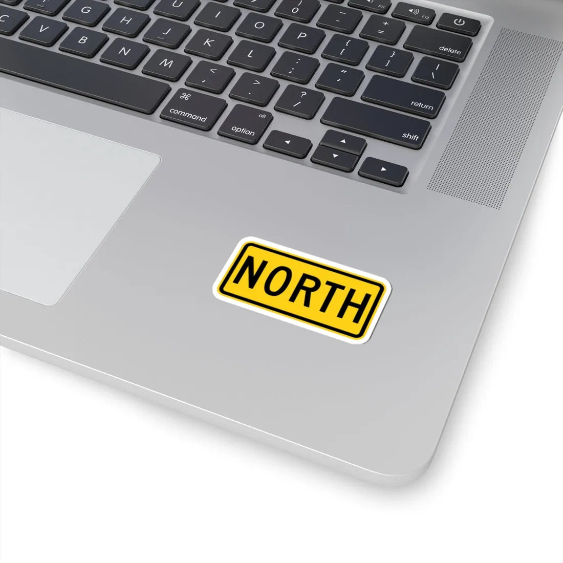 North plate small Wyoming (Wyoming) (Road Sign) STICKER Vinyl Kiss-Cut Decal - The Sticker Space