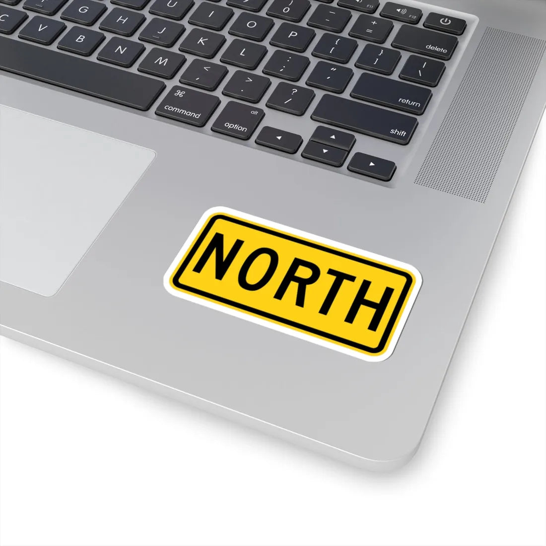 North plate small Wyoming (Wyoming) (Road Sign) STICKER Vinyl Kiss-Cut Decal - The Sticker Space