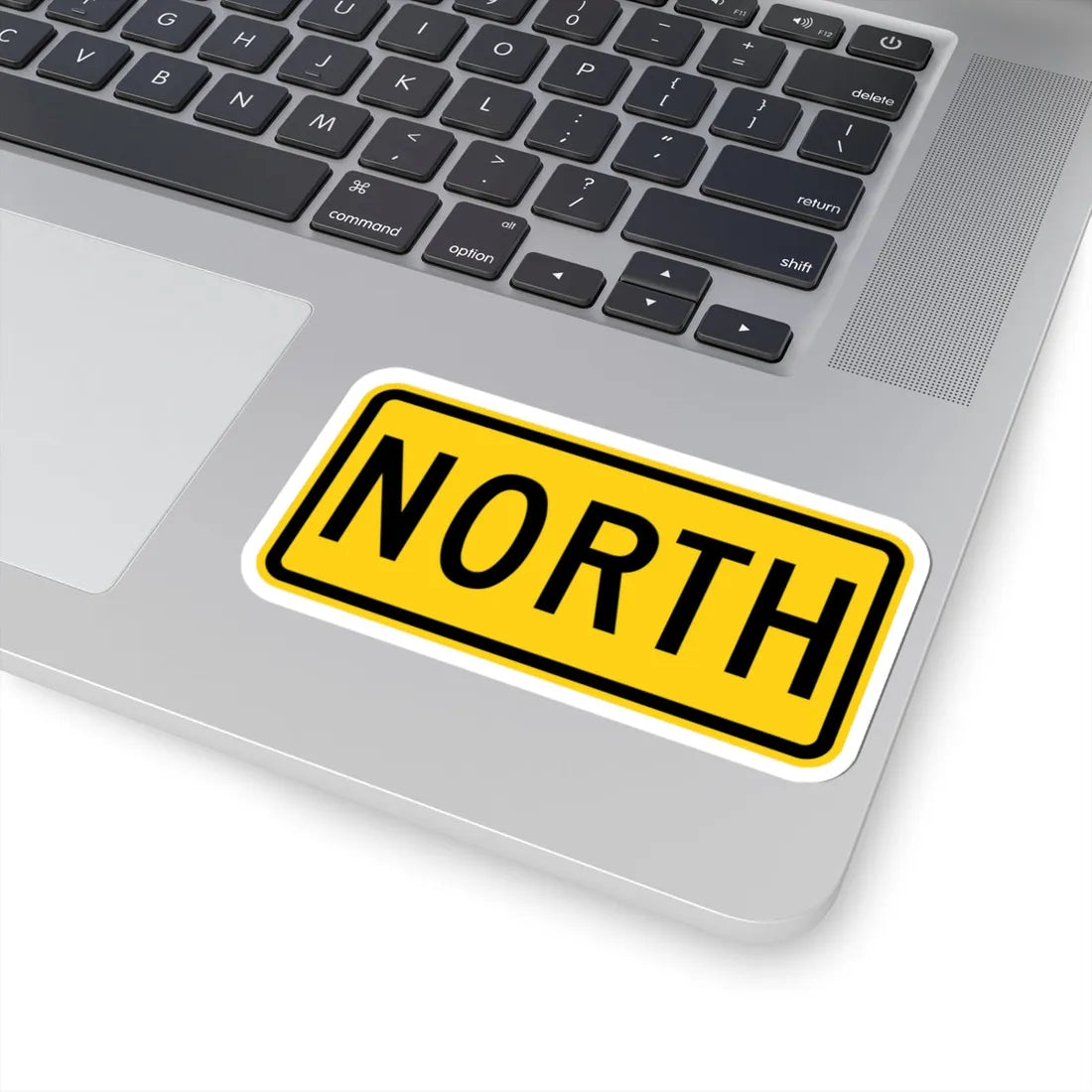 North plate small Wyoming (Wyoming) (Road Sign) STICKER Vinyl Kiss-Cut Decal - The Sticker Space