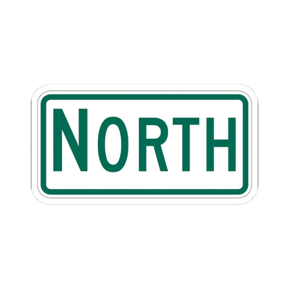 North plate Vermont (Vermont) (Road Sign) STICKER Vinyl Kiss-Cut Decal 3 Inch White - The Sticker Space