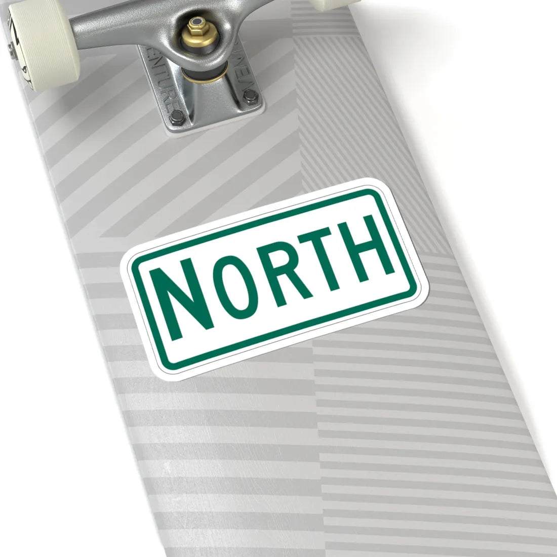 North plate Vermont (Vermont) (Road Sign) STICKER Vinyl Kiss-Cut Decal - The Sticker Space