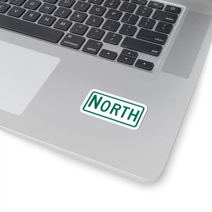 North plate Vermont (Vermont) (Road Sign) STICKER Vinyl Kiss-Cut Decal - The Sticker Space