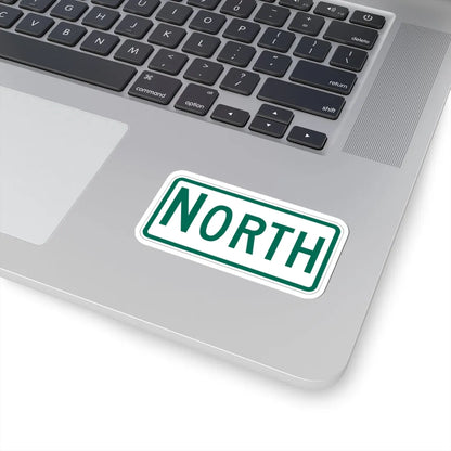 North plate Vermont (Vermont) (Road Sign) STICKER Vinyl Kiss-Cut Decal - The Sticker Space