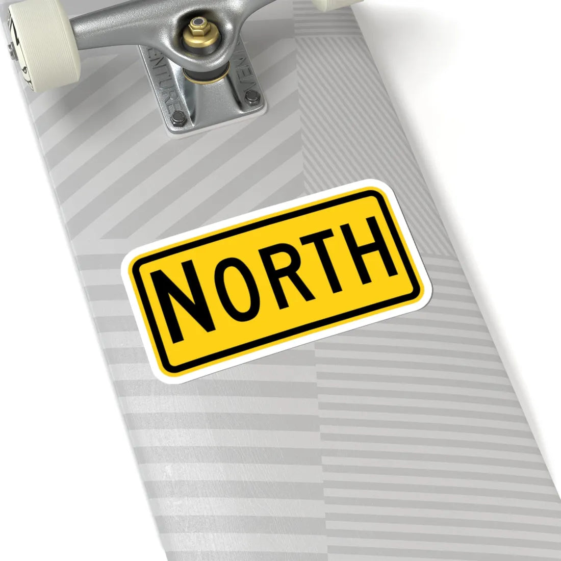 North plate Wyoming (Wyoming) (Road Sign) STICKER Vinyl Kiss-Cut Decal - The Sticker Space