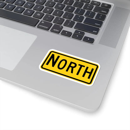 North plate Wyoming (Wyoming) (Road Sign) STICKER Vinyl Kiss-Cut Decal - The Sticker Space