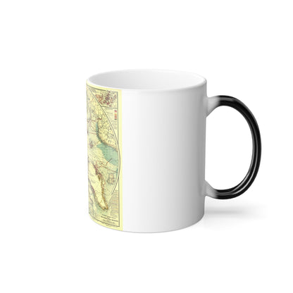 North Pole (1907) (Map) Color Changing Mug 11oz-11oz-The Sticker Space