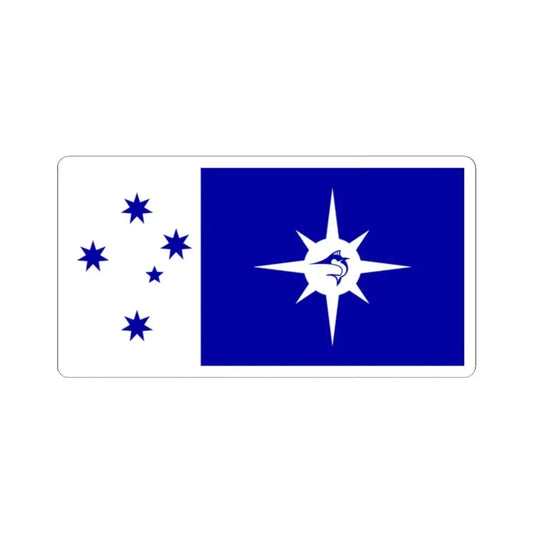 North Queensland State Flag Proposal Variant (Australia) STICKER Vinyl Kiss-Cut Decal 2 Inch White - The Sticker Space