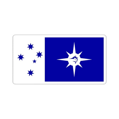 North Queensland State Flag Proposal Variant (Australia) STICKER Vinyl Kiss-Cut Decal 3 Inch White - The Sticker Space