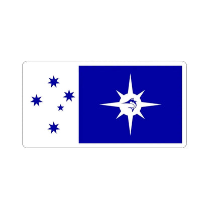 North Queensland State Flag Proposal Variant (Australia) STICKER Vinyl Kiss-Cut Decal 4 Inch White - The Sticker Space