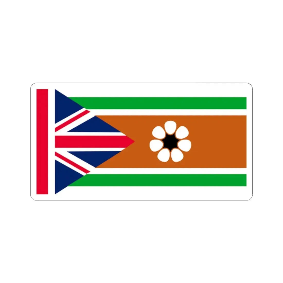 Northern Australia Flag (Australia) STICKER Vinyl Kiss-Cut Decal 2 Inch White - The Sticker Space