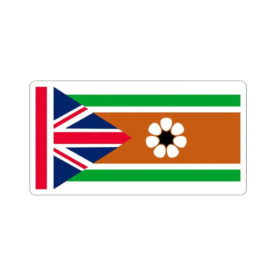 Northern Australia Flag (Australia) STICKER Vinyl Kiss-Cut Decal 3 Inch White - The Sticker Space