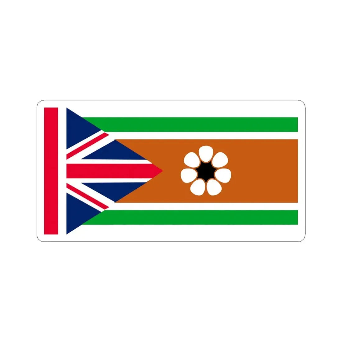 Northern Australia Flag (Australia) STICKER Vinyl Kiss-Cut Decal 6 Inch White - The Sticker Space