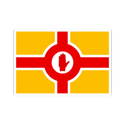 Northern Ireland Flag Proposal (Ireland) STICKER Vinyl Kiss-Cut Decal 3 Inch White - The Sticker Space