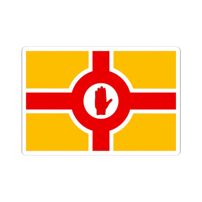 Northern Ireland Flag Proposal (Ireland) STICKER Vinyl Kiss-Cut Decal 6 Inch White - The Sticker Space