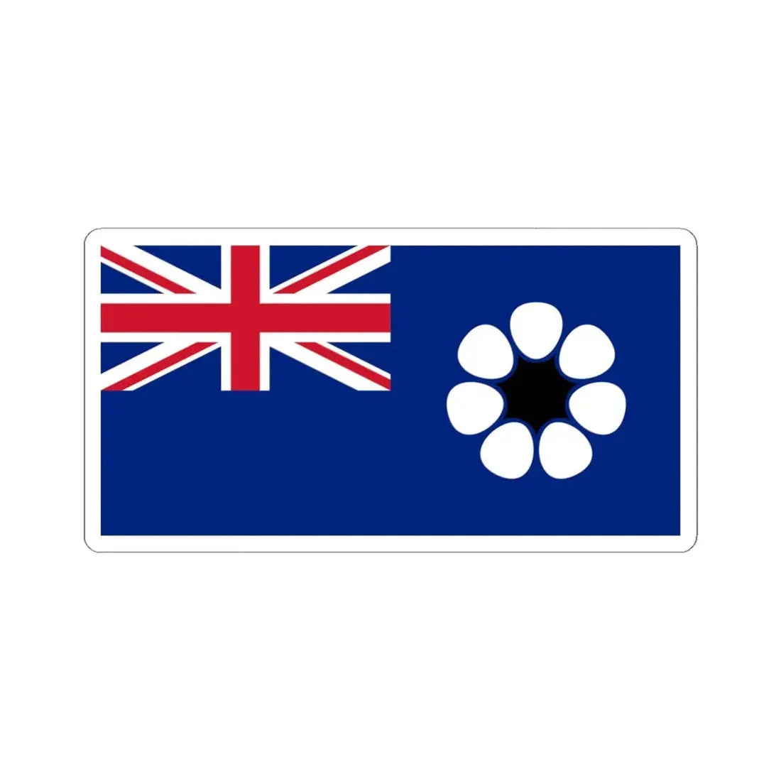 Northern Territory Statehood Flag (Australia) STICKER Vinyl Kiss-Cut Decal 4 Inch White - The Sticker Space