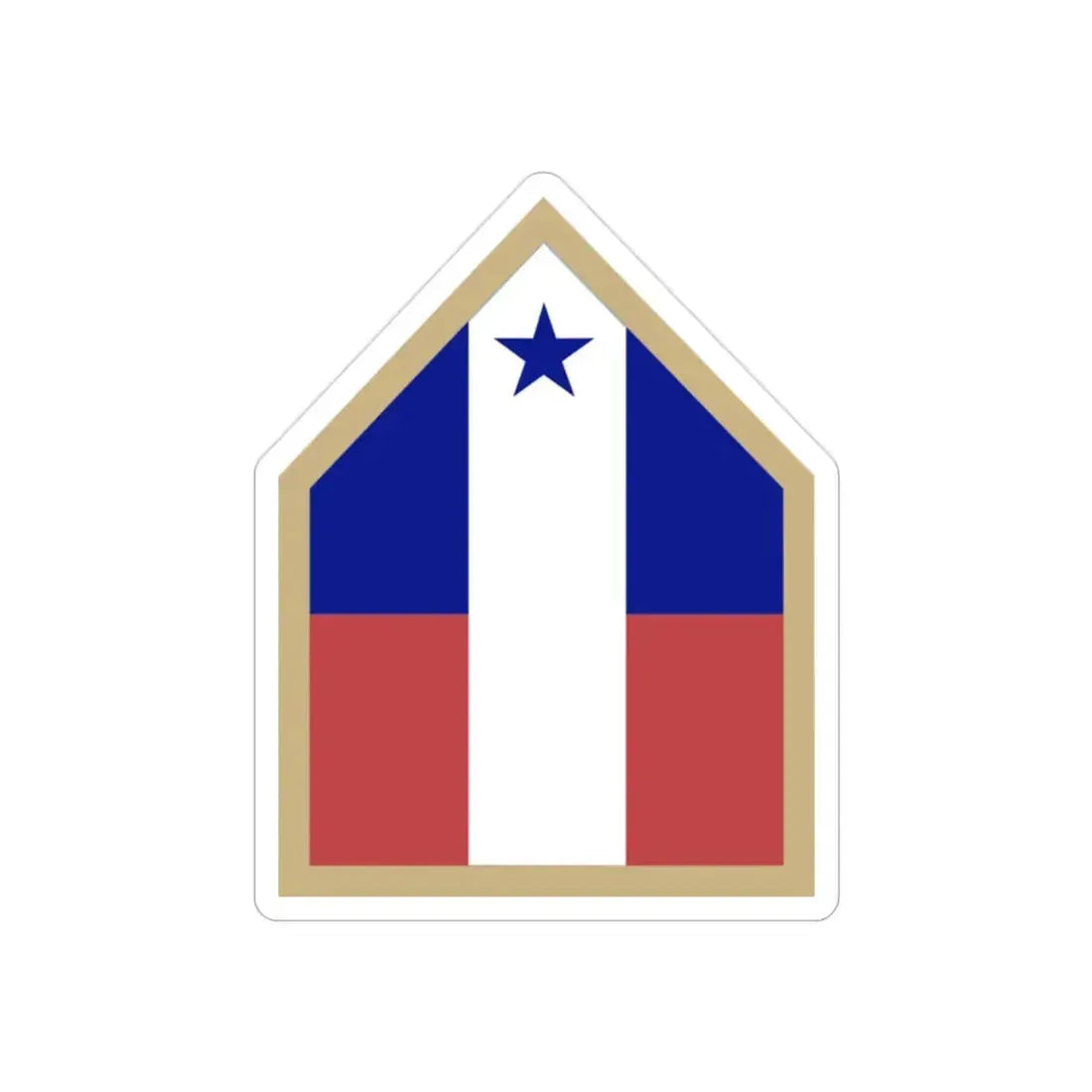 Northwest Service Command (U.S. Army) REVERSE PRINT Transparent Die-Cut STICKER 2 Inch Die-Cut Transparent - The Sticker Space