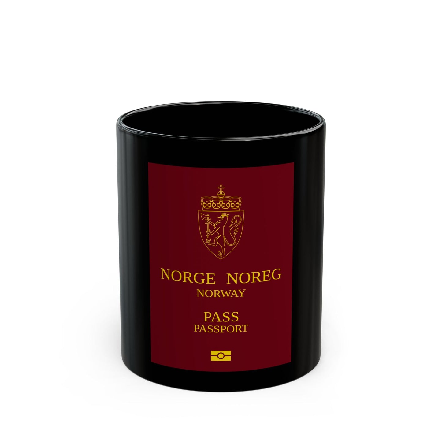 Norway Passport 1999 - Black Coffee Mug