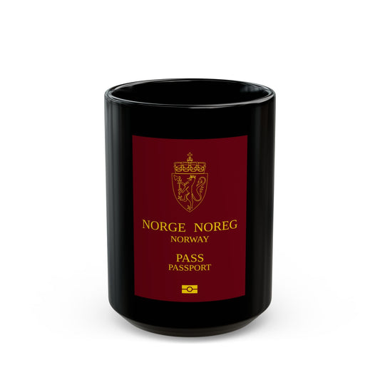 Norway Passport 1999 - Black Coffee Mug