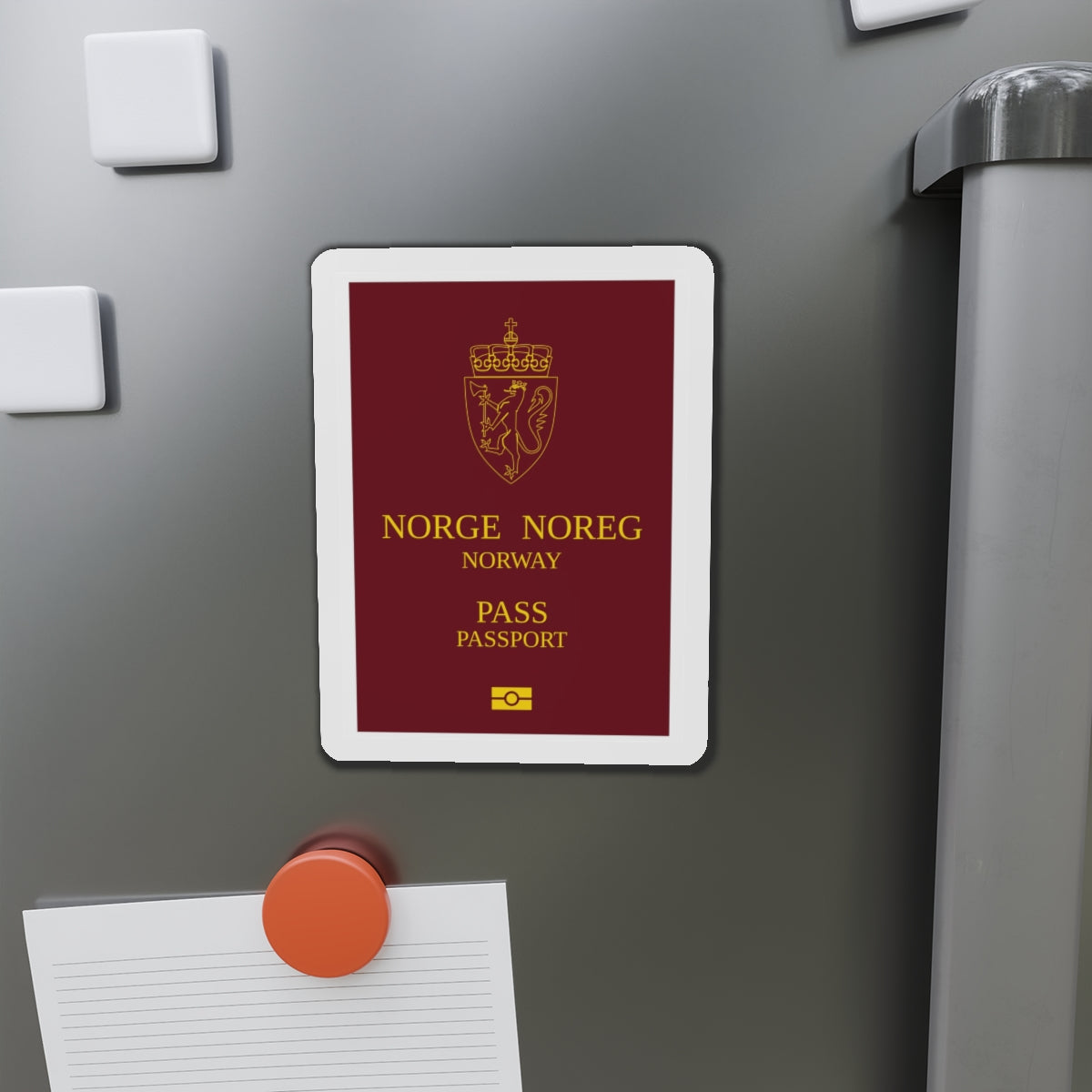 Norway Passport 1999 Ordinary - Die-Cut Magnet-The Sticker Space