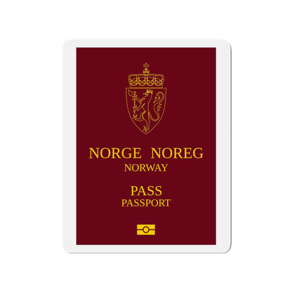 Norway Passport 1999 Ordinary - Die-Cut Magnet-3" x 3"-The Sticker Space