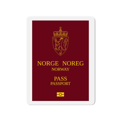 Norway Passport 1999 Ordinary - Die-Cut Magnet-4" x 4"-The Sticker Space