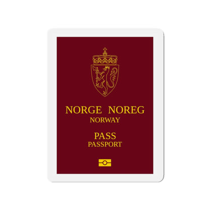 Norway Passport 1999 Ordinary - Die-Cut Magnet-5" x 5"-The Sticker Space