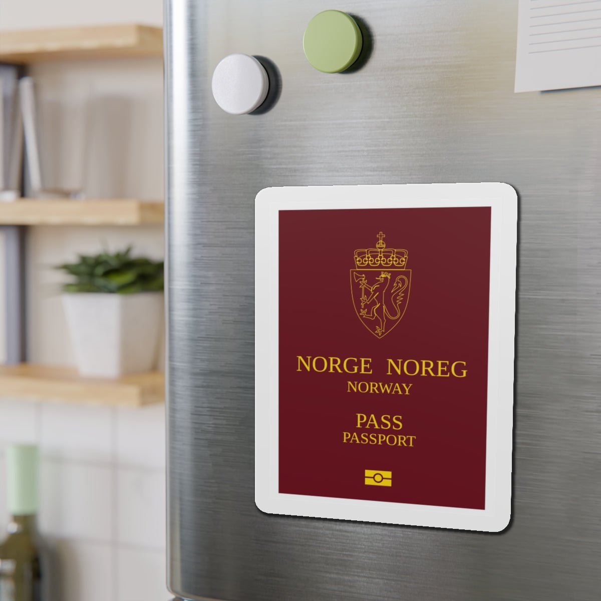 Norway Passport 1999 Ordinary - Die-Cut Magnet-The Sticker Space