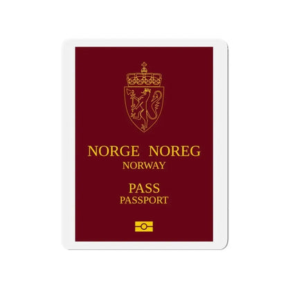 Norway Passport 1999 Ordinary - Refrigerator Magnet 3 Inch - The Sticker Space