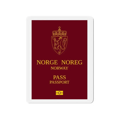 Norway Passport 1999 Ordinary - Refrigerator Magnet 4 Inch - The Sticker Space