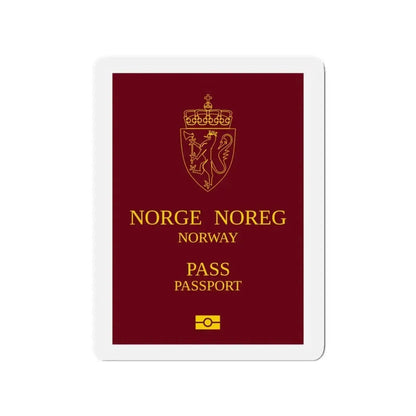 Norway Passport 1999 Ordinary - Refrigerator Magnet 5 Inch - The Sticker Space