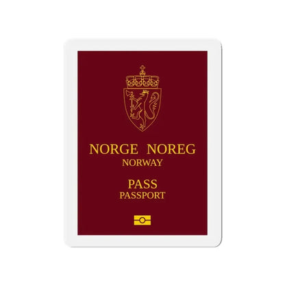 Norway Passport 1999 Ordinary - Refrigerator Magnet 6 Inch - The Sticker Space